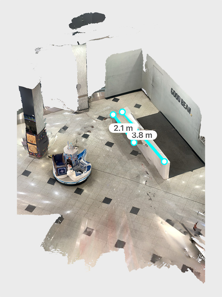 3d scan of space
